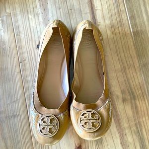 Tory Burch Nude Flats